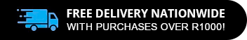 Free delivery Nationwide with purchase over R1000!